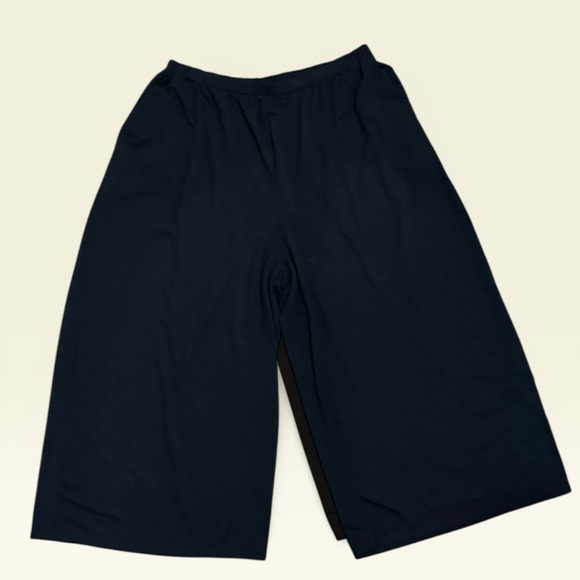 Johnny Was Pants - Johnny was calme wide leg cropped tencel blend pants